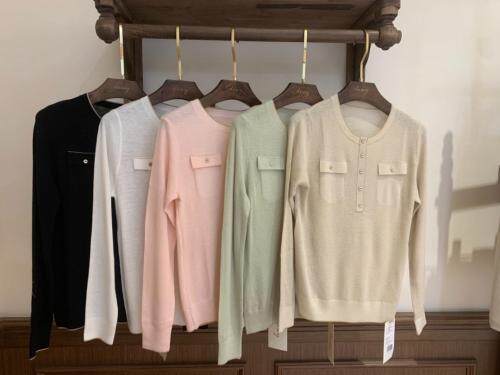 秋季新款小香针织打底衫现货，其它，独屿