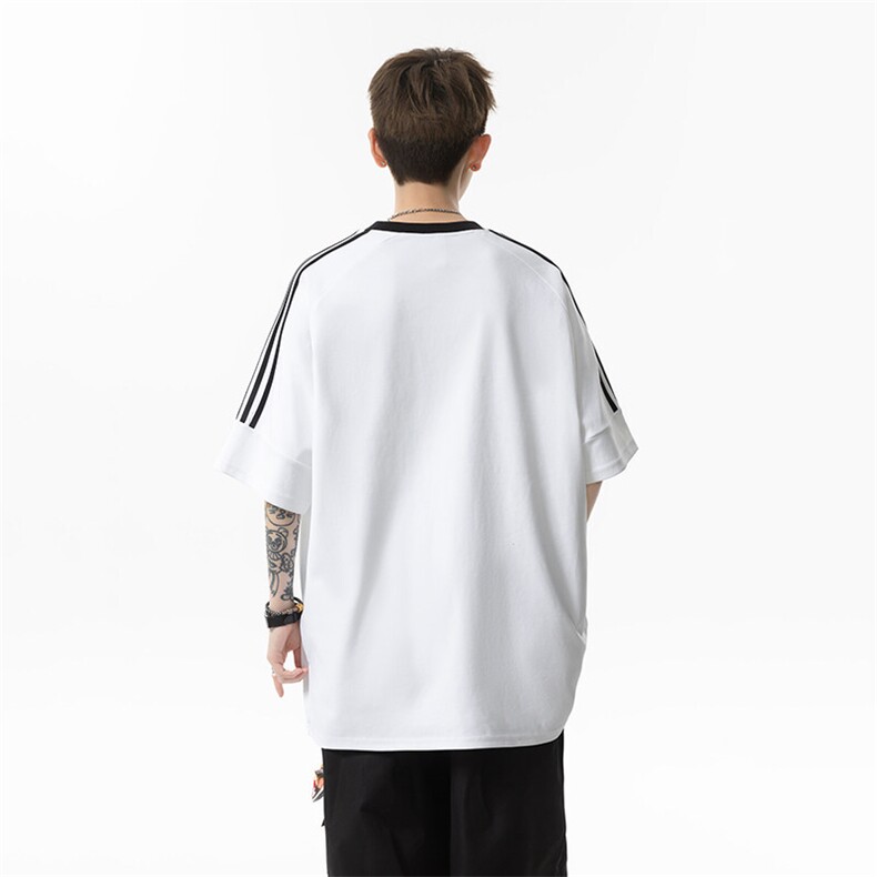 现货904-2-XT214-P38控58凹凸印设计感短袖t恤男宽松半袖260克,男装T恤,星座904-2