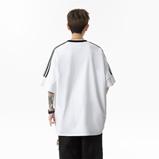 现货904-2-XT214-P38控58凹凸印设计感短袖t恤男宽松半袖260克，男装T恤，星座904-2