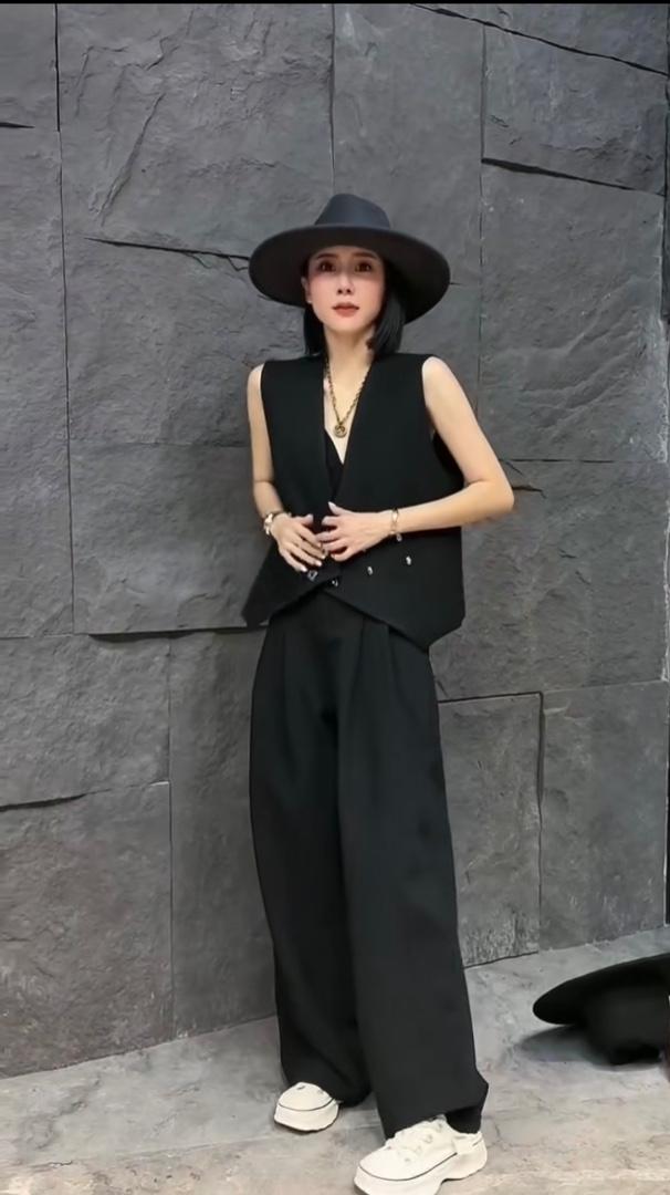 2022秋季新款韩版时尚休闲百搭显瘦马甲,女装马甲,L·H·X