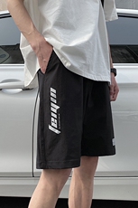 夏季薄款七分裤男宽松透气短裤潮流抽绳收口运动中裤D，男装休闲裤，电商C305A
