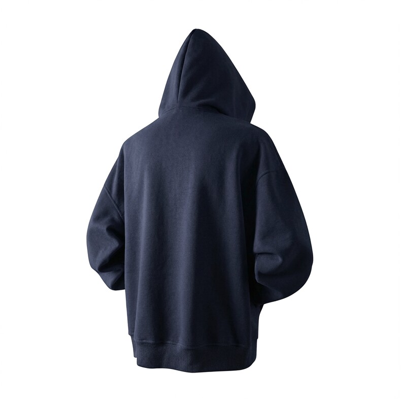 极简文艺感半拉链连帽卫衣宽松版型高级感休闲上衣HY922TP48控89,男装卫衣,电商A102B