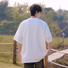 2025夏季新款cityboy大码美式简约短袖T恤M-5XHT25486-特P20，男装T恤，电商A022