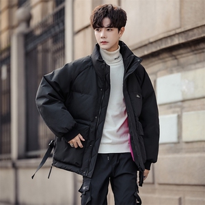 23冬装新款男士高品质90白鸭绒宽松立领加厚休闲羽绒服 S121/P325图片