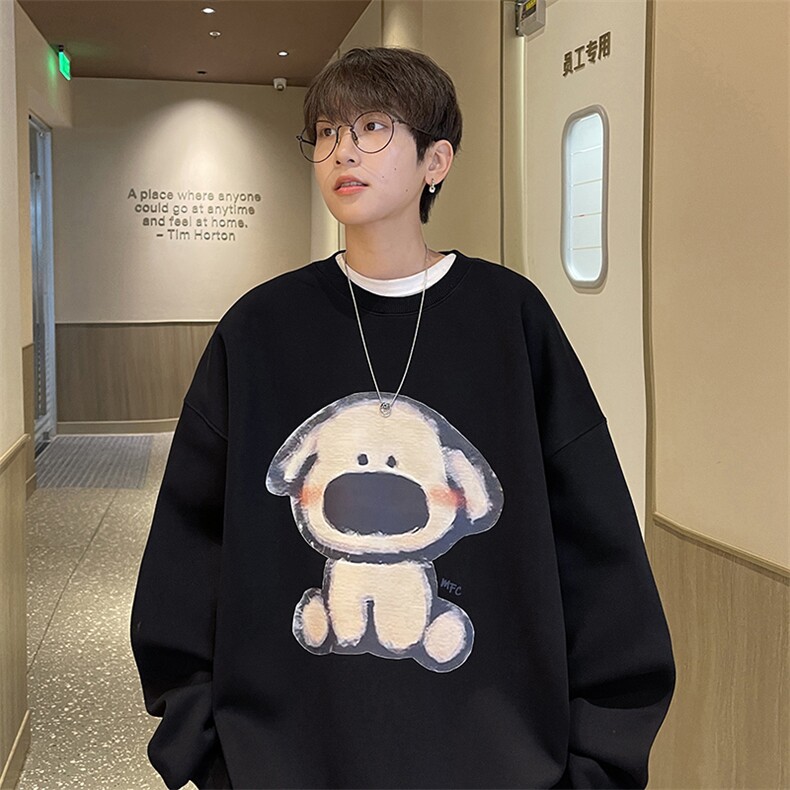 直播品质360克重磅美式卫衣H296特P28 同步供应棉H296HM特P38图片