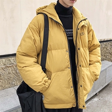 【】A003-HY8008-P130冬装新款印花连帽面包服棉衣港风，男装棉衣，电商A003