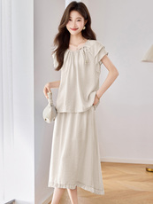 套装裙女2025夏新款韩系绝美甜美独特漂亮气质减龄一整套ootd穿搭，女装套装/套裙，江南富贵女