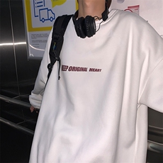 S6071-P35春季圆领卫衣男大码韩版宽松长袖外套男，男装卫衣，电商A040
