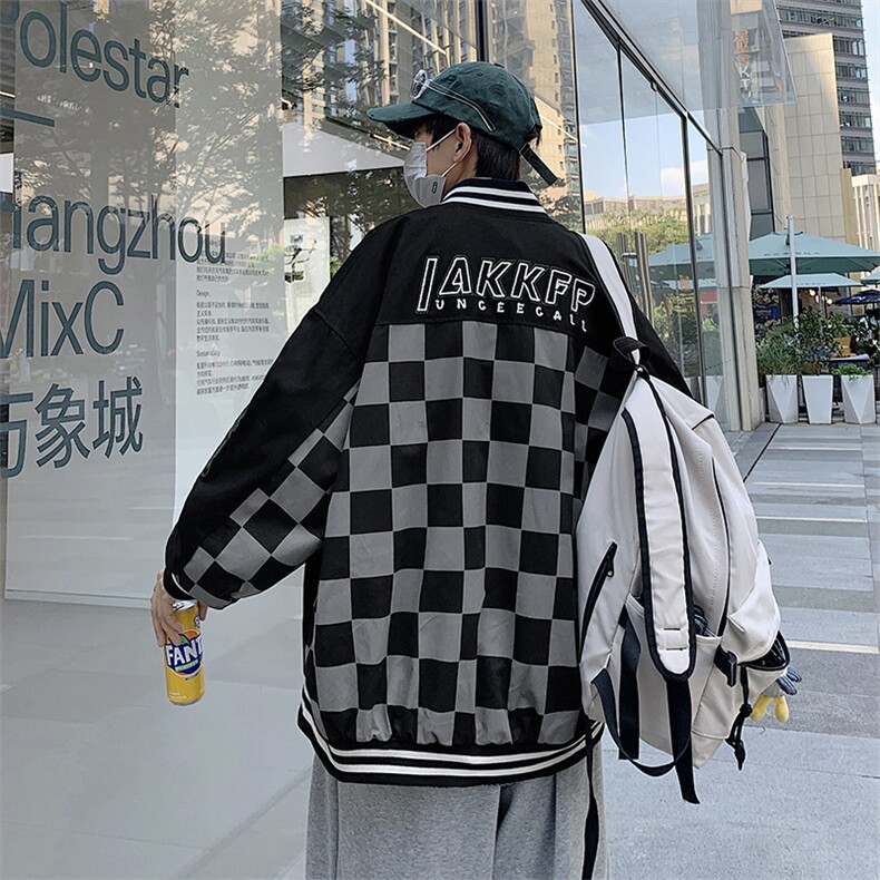 夹克男秋季港风ins潮牌宽松百搭棒球服韩版休闲上衣外套JK40-p55,男装夹克,星座1008-1
