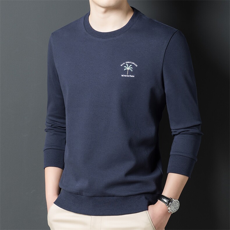 CCC8166638钱塘2020-2时尚休闲简约百搭圆领秋季男士卫衣P62,男装卫衣,钱塘207-2