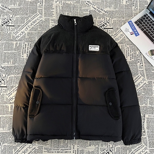 冬季加厚刺绣贴标棉衣男立领棉服棉袄情侣款外套A266-WMY8623-P75图片