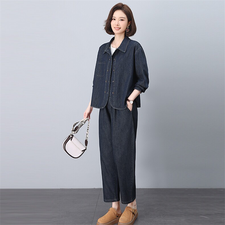2025年春季休闲牛仔套装,女装套装/套裙,悦见她