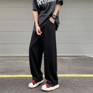 春季美式复古休闲运动裤2024新款潮牌高街直筒卫裤男 K6064-P35图片