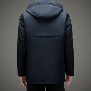 BAMJ-8903钱塘2020-2中年男士冬季厚款商务休闲连帽羽绒服P200图片