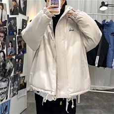 冬装衣连帽潮牌宽松面包服潮休闲帅气保暖袄服W2129-P60，男装棉衣，星座512-4