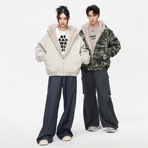 座山雕冬季加厚百搭棉衣复古潮牌外套男 B2519-特P88-控168图片