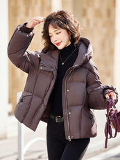 2026年冬季新标90白鸭绒羽绒服休闲风连帽女士，女装羽绒服，靓衣阁