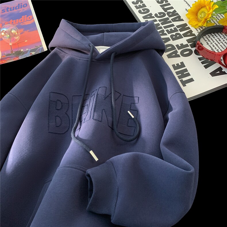 重磅美式高街连帽卫衣男秋季cleanfit宽松卫衣db99批60，男装卫衣，电商B386