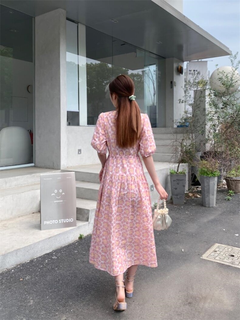 韩版连衣裙，女装连衣裙，阿爆