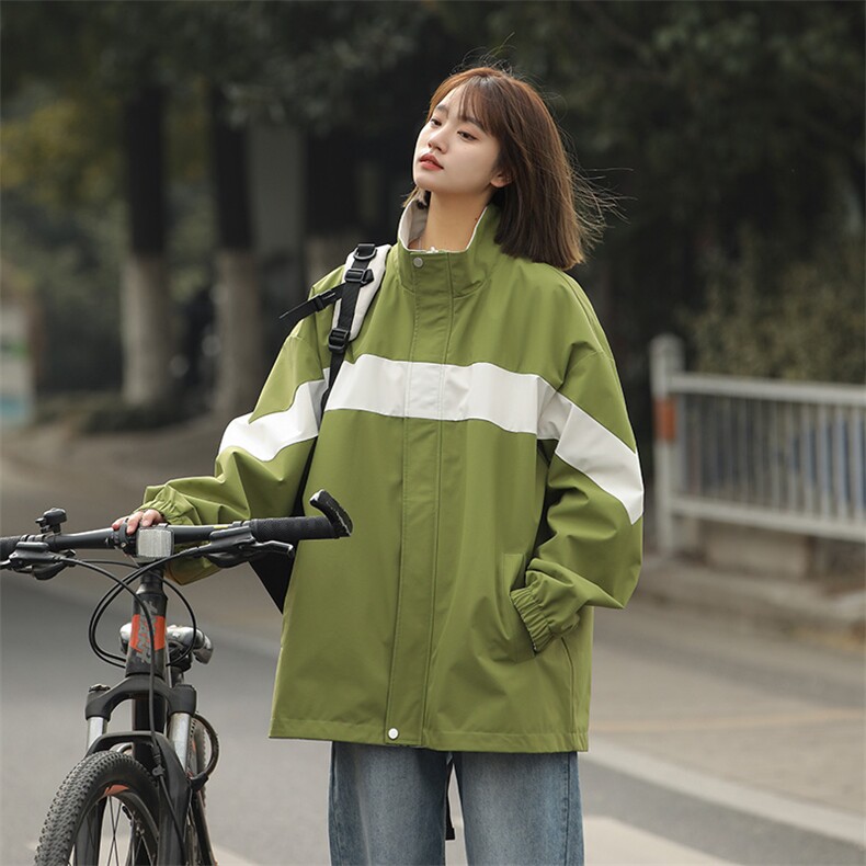 2024春季新款现货户外双面穿立领夹克男冲锋衣外套JK901-P75,男装夹克,星座1204-3