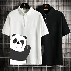 PL57159-P35翻领短袖polo衫男大码胖子半袖t恤男有领保罗衫，男装Polo衫，电商A040A