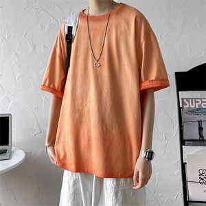 新款港风摆拍短袖T恤水洗做旧纯棉手感休闲宽松TC3100-P29图片