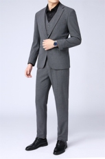 GDN5164四季款新款男士礼服西装修身商务休闲男装西服三件套装，男装西服套装，电商B360