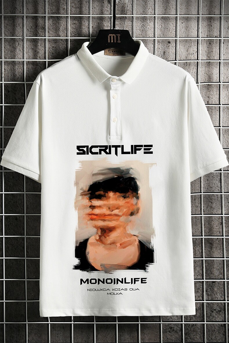 PL57213-P35翻领短袖polo衫男大码胖子半袖t恤男有领保罗衫网格,男装Polo衫,电商A040A