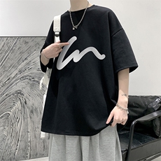 纯棉短袖t恤男大码半袖打底衫宽松体恤衫DX17280-P20大皂风，男装T恤，电商A040