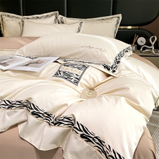 新款80支新疆棉四件套--寐野系列，床品套件，一起卖家纺