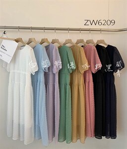 多色连衣裙～～图片