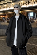 美式复古藏青色飞行员夹克外套潮牌欧美街头vintage短款棒球服男，男装夹克，星座505-2（原电商A260-1)