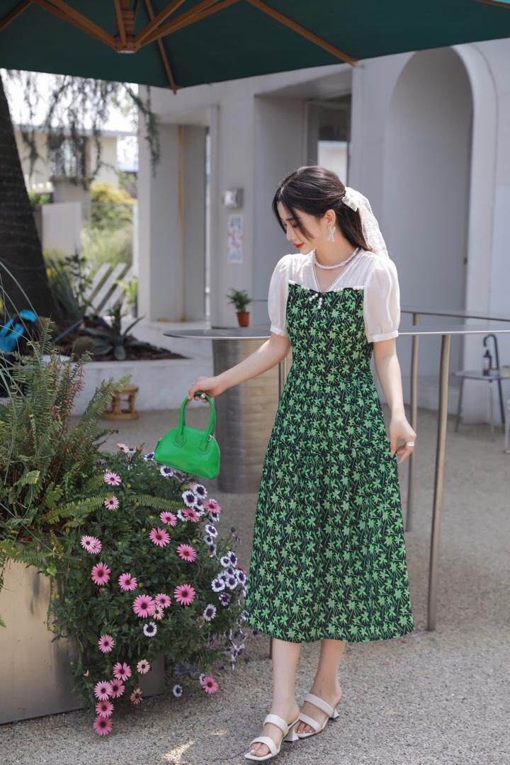 2023夏小清新连衣裙，女装连衣裙，贻思茗