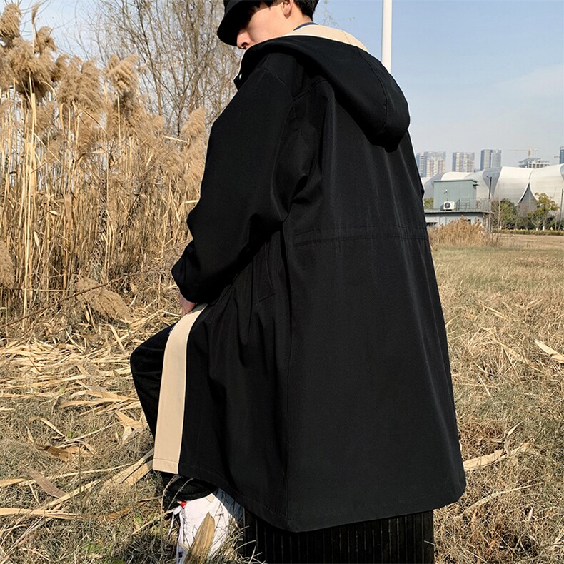 4W件长年大货冲锋风衣男中长款大衣男F996薄P95加棉P115外景B,男装风衣,星座401