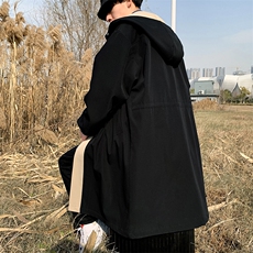 4W件长年大货冲锋风衣男中长款大衣男F996薄P95加棉P115外景B，男装风衣，星座401