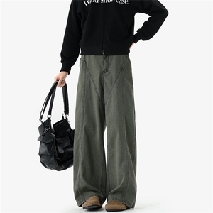 新款 100棉 美拉德休闲裤直筒 B342-KZ815-特50图片