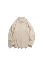 25年春季灯芯绒衬衫长袖大码宽松落肩现货DS-C323-1-2388-特批35，男装衬衫，电商C323-1