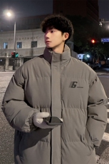 外景冬季加厚面包服男潮牌宽松百搭保暖棉衣立领外套MF00376/P90，男装棉衣，电商B316