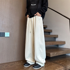 长裤微弹力秋季常规款纯色休闲裤垂感夏季春秋大码大码春秋休闲裤，男装休闲裤，电商A022