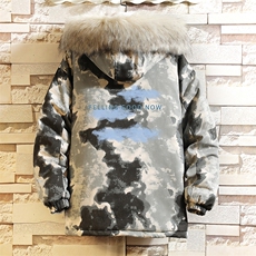 MC49143-P135日系潮衣男大码派克服男工装服外套袄，男装棉衣，电商A040A