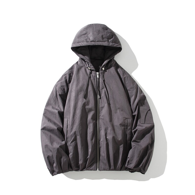 2025标90白鸭绒男连帽面包服羽绒服日系8617-P330，男装羽绒服，星座223（原229-2）