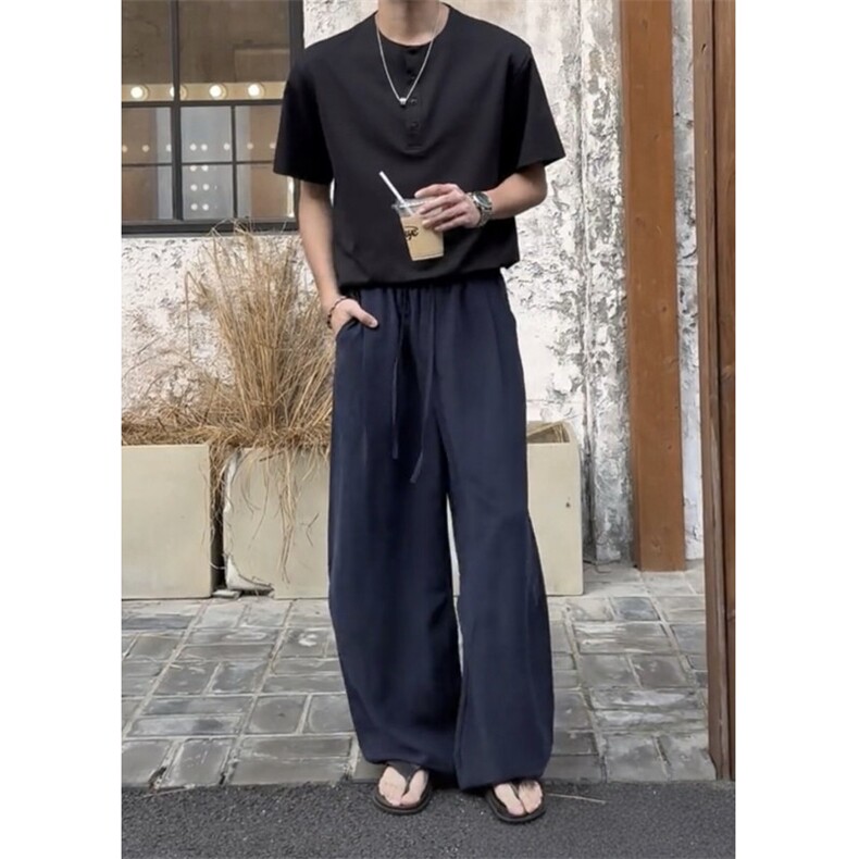 网图现货A807-P45原版天丝麻裤45%莱赛尔42%人棉
9%锦纶4%亚麻,男装休闲裤,电商B335