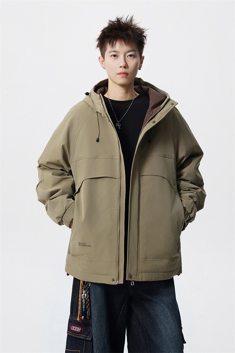 2025冬季新款男士连帽加棉加厚帅气休闲工装棉衣外套752-P75,男装棉衣,星座1403A