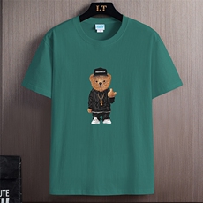 跑量现货量大8块2025夏季新款男士休闲印花圆领短袖T恤DT137-P10，男装T恤，星座1816-2（原1210–2）