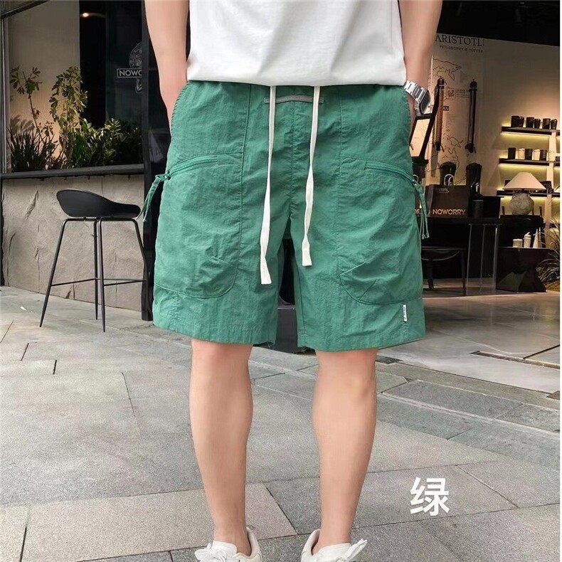 2025多口袋工装速干短裤男夏季潮流宽松五分裤百搭沙滩裤,男装牛仔裤,电商A225