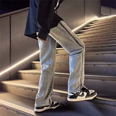青春流行ins男直筒水洗牛仔裤D223P45，男装牛仔裤，星座1116-2