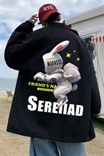 ！22秋季新款宽松大码港风兔子夹克外套JK1633-P50控68，男装夹克，星座508（原C305）