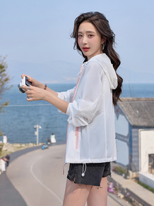 休闲时尚防晒衣女2025夏季新款户外透气轻薄外套宽松高品质防晒服图片