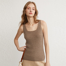 2025年秋季新款百搭女士羊绒吊带背心，女装羊绒衫，绒上羊绒