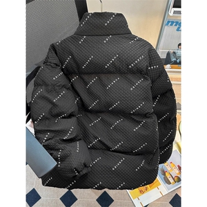 1506-1/MM521/P63华夫格棉衣男冬季保暖情侣复古棉服外套ins棉袄图片